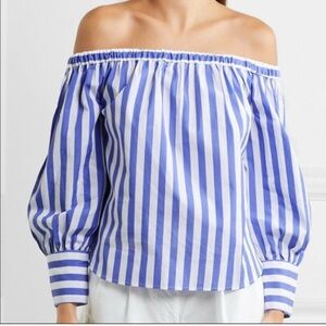 COLLECTION THOMAS MASON® FOR J.CREW OFF-THE-SHOULDER STRIPED TOP